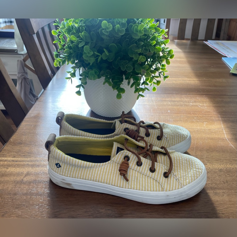 Sperry Sneaker - Yellow stripes